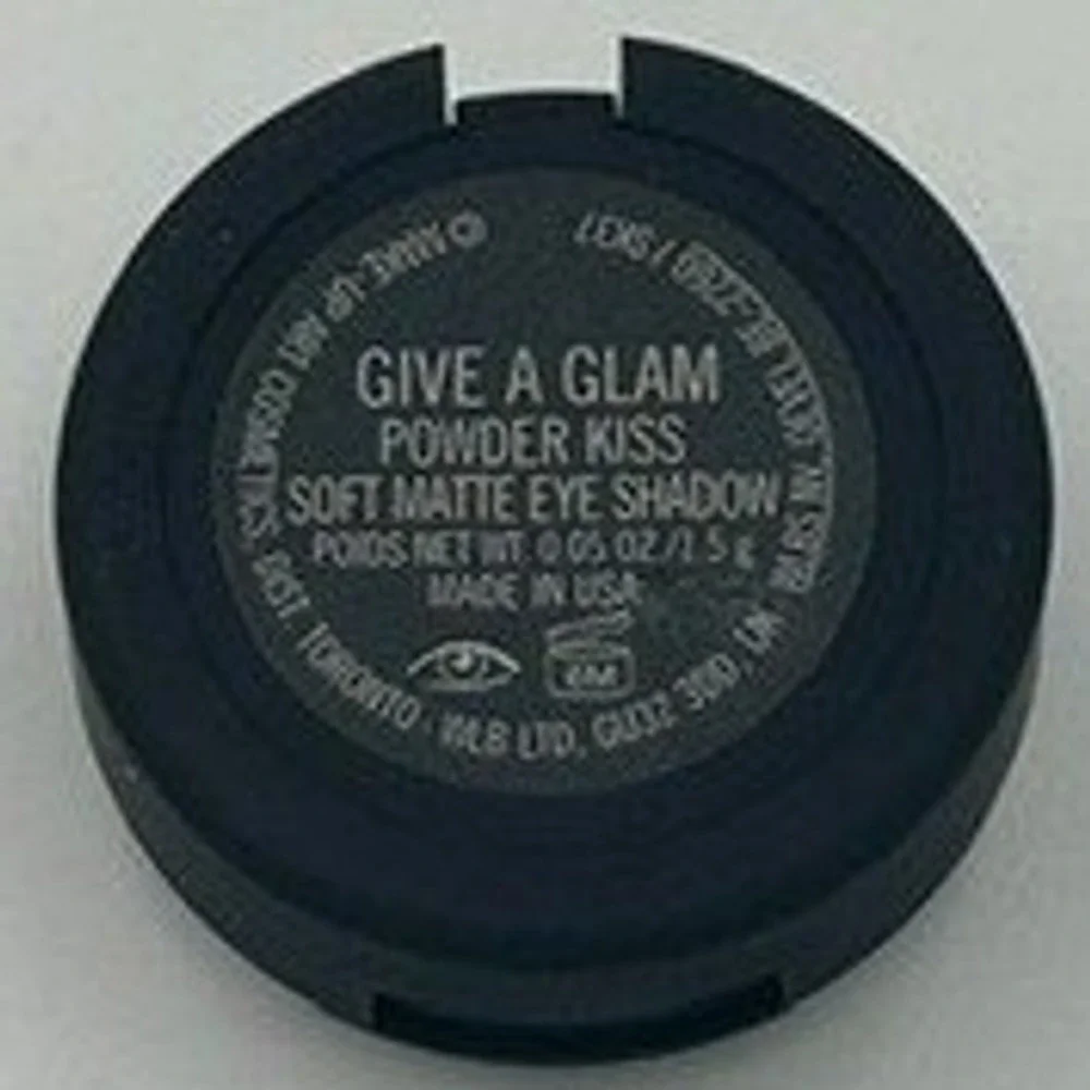 MAC Powder Kiss Soft Matte Eye Shadow - Give A Glam 0.05 oz